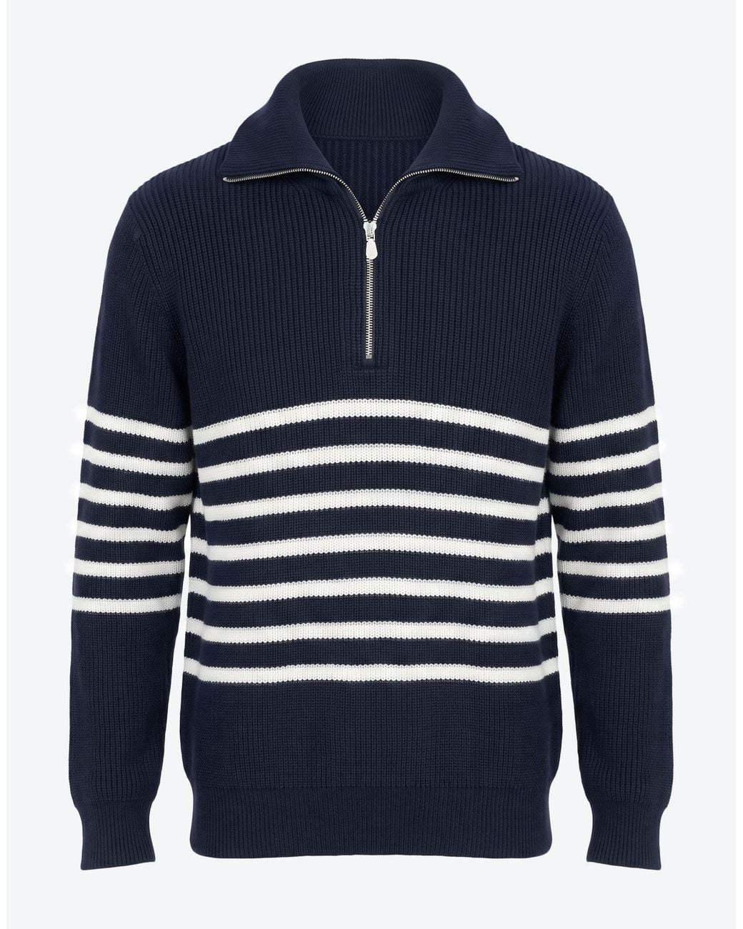 Brunello Cucinelli Blue Sweater Cotton for men