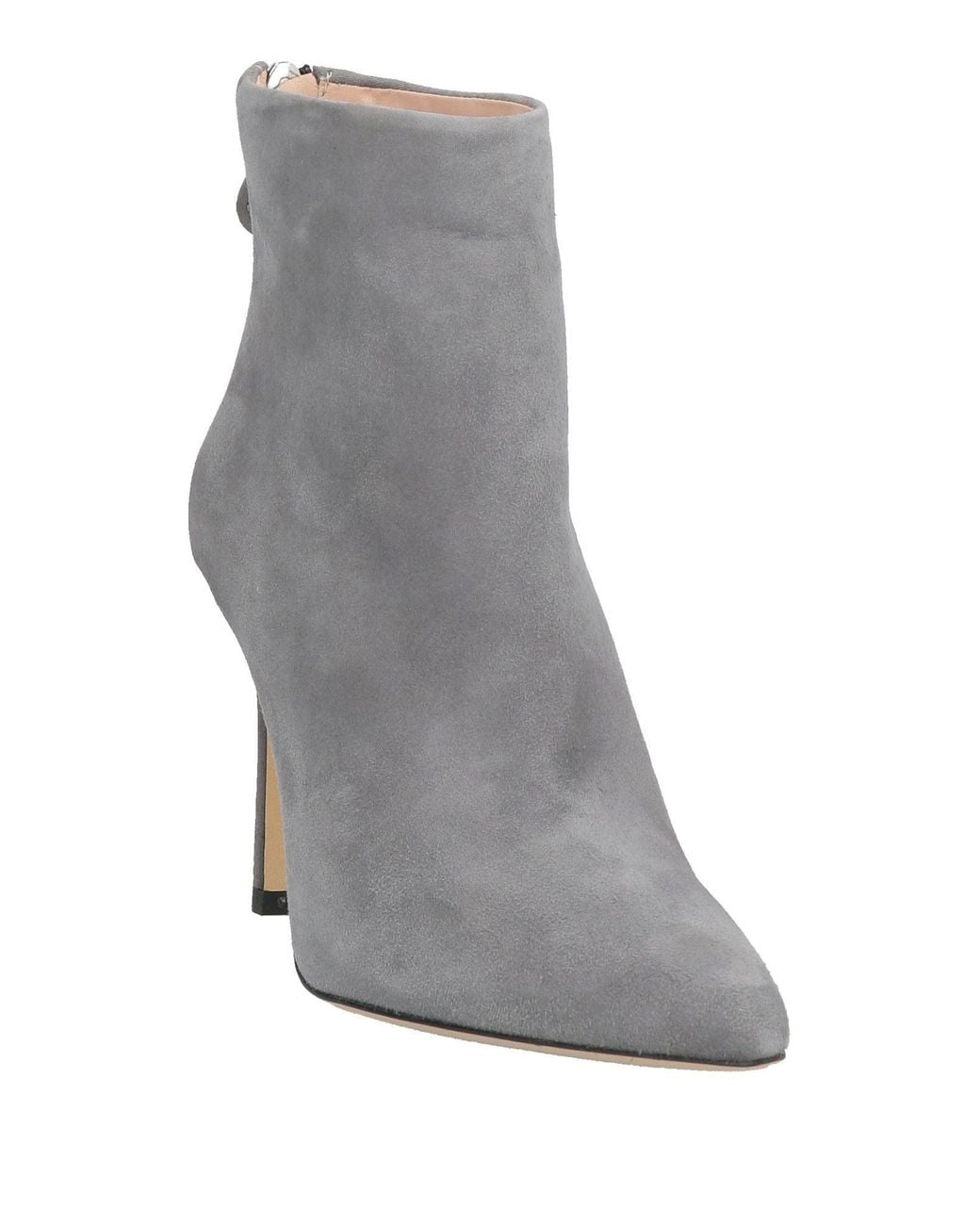Eleventy Gray Ankle Boots Leather