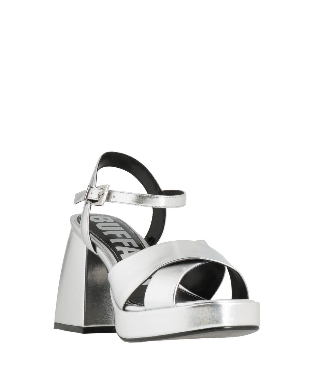 Buffalo White Sandals