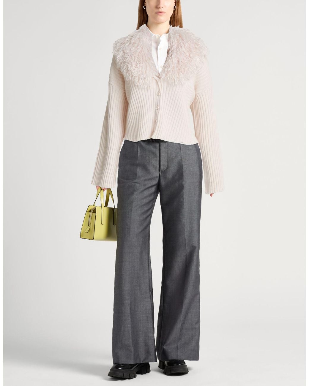 Aniye By White Cardigan Virgin Wool, Polyester