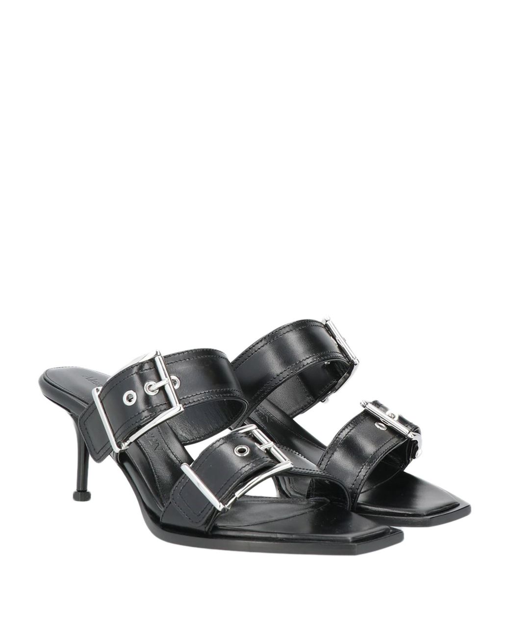 McQueen Black Sandals