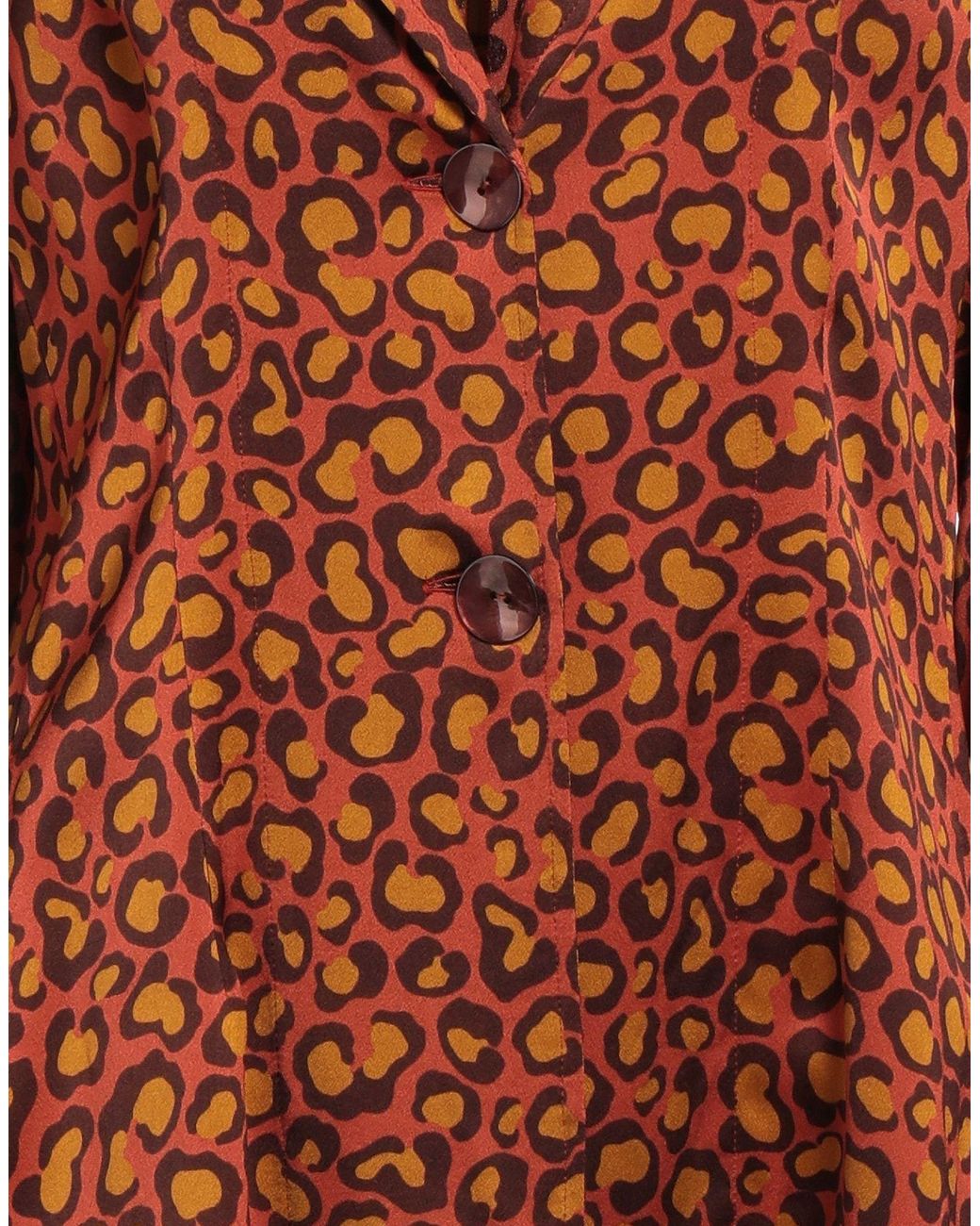 Siyu Brown Blazer Viscose