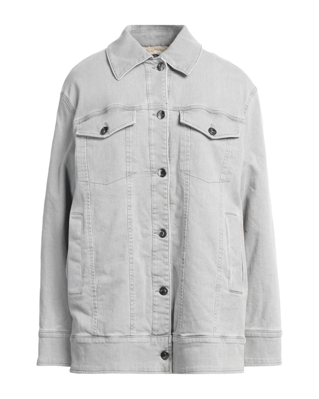 Jacob Cohen Gray Denim Outerwear