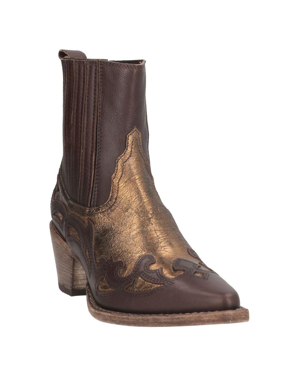Piumi Brown Dark Ankle Boots Leather