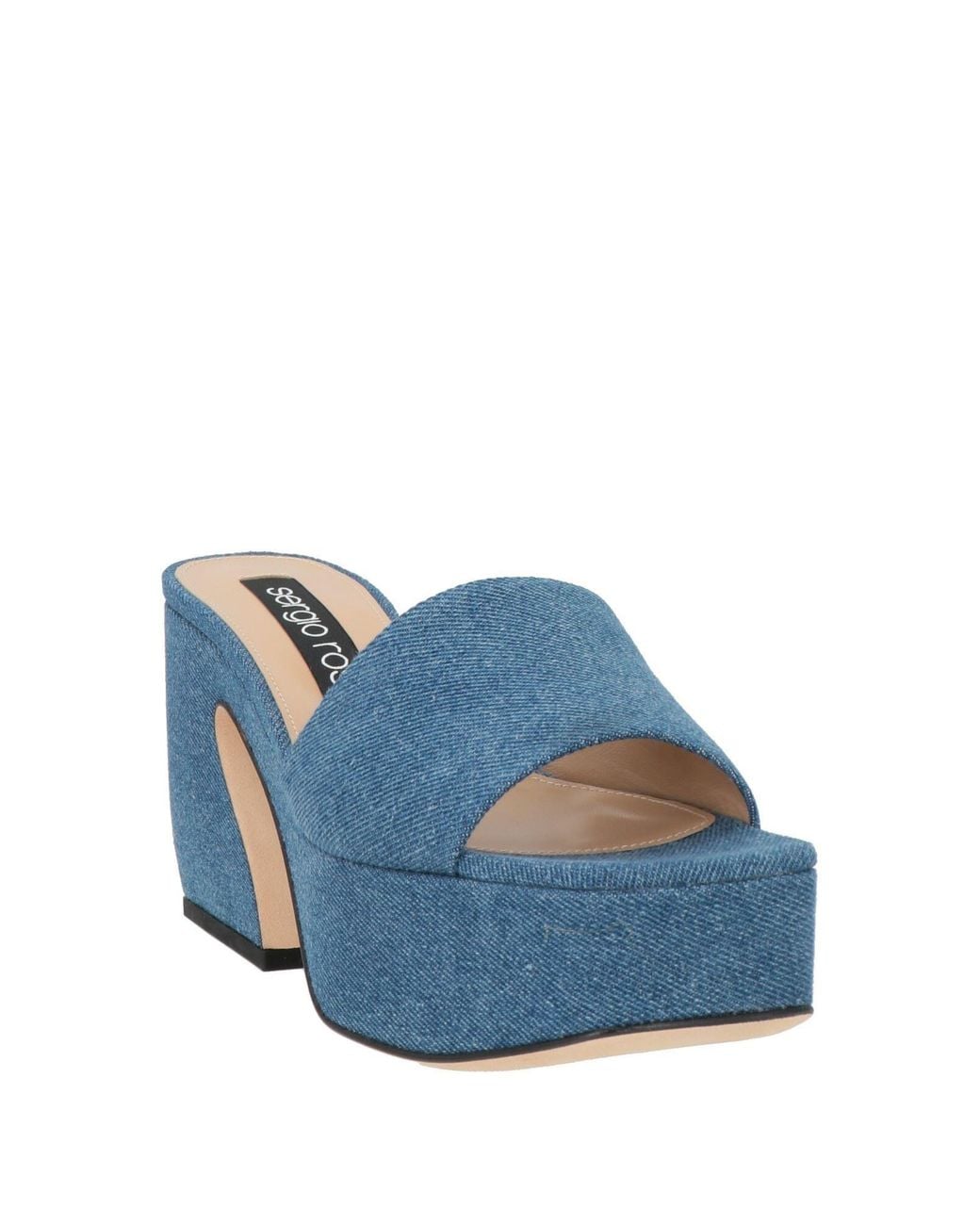 Sergio Rossi Blue Sandals
