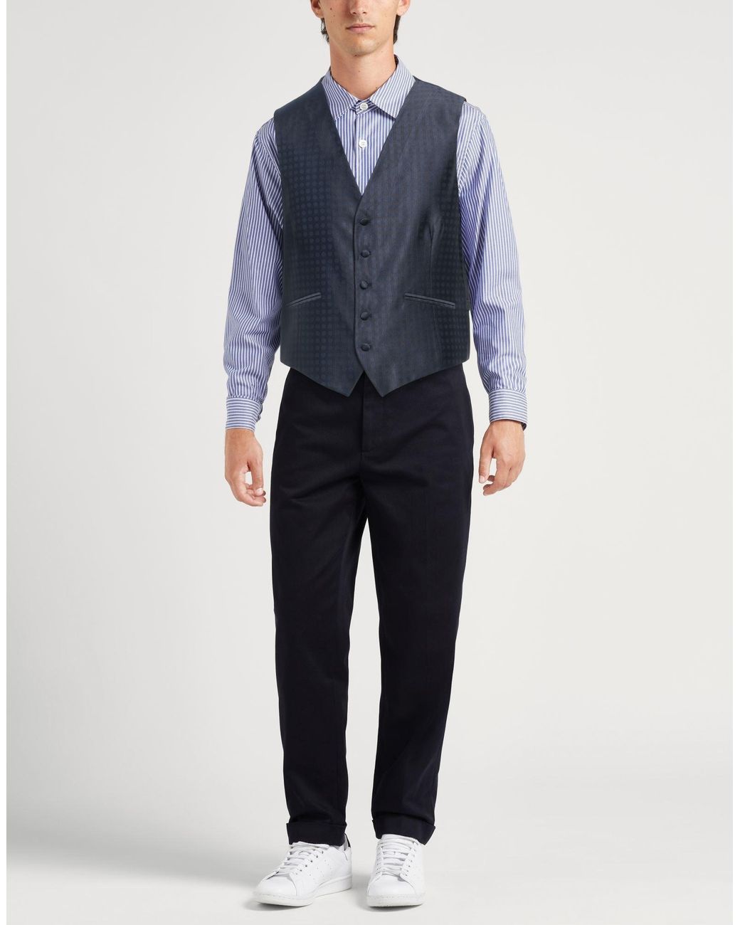 Manuel Ritz Blue Waistcoat for men