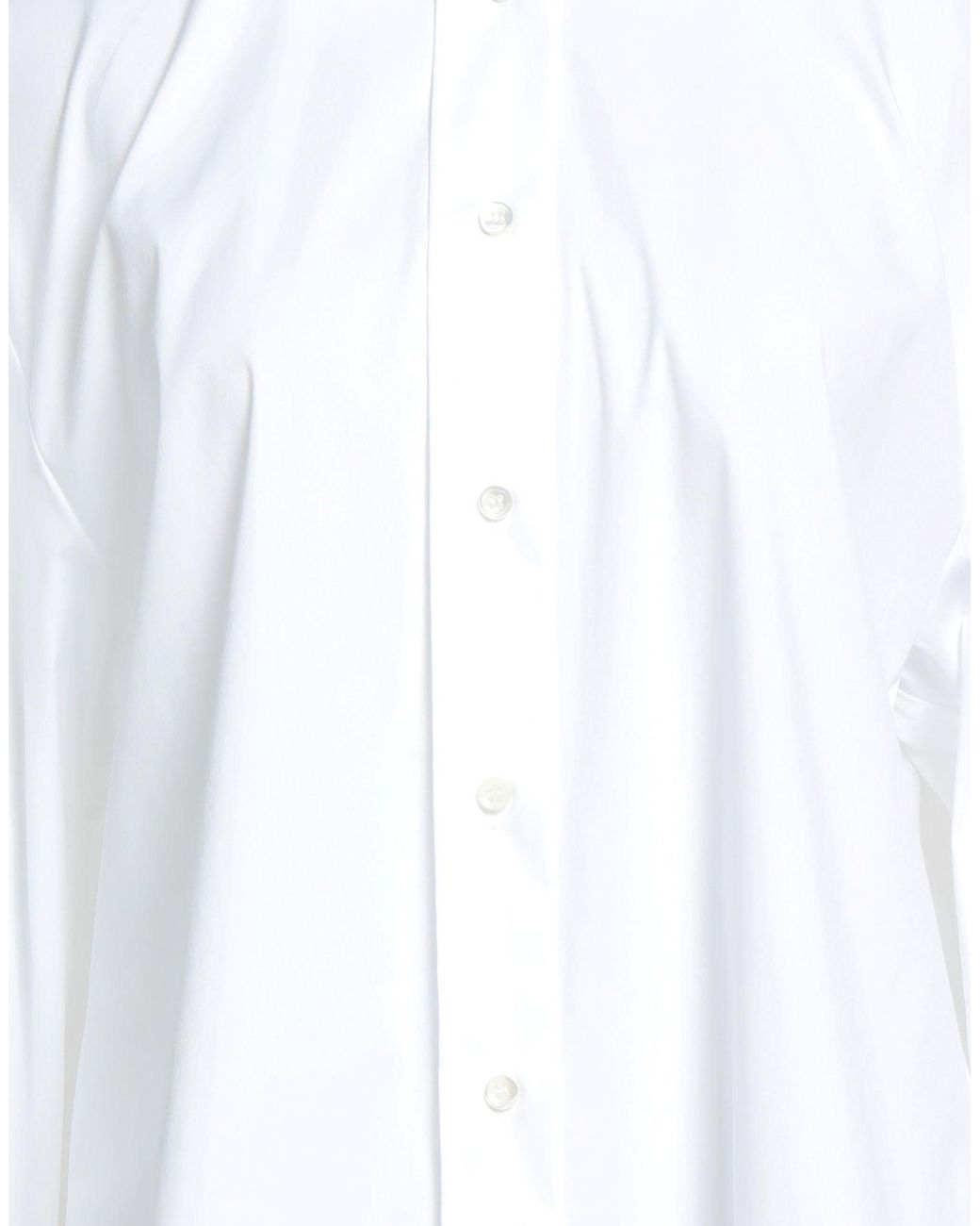 Drumohr White Shirt Cotton, Polyamide, Elastane