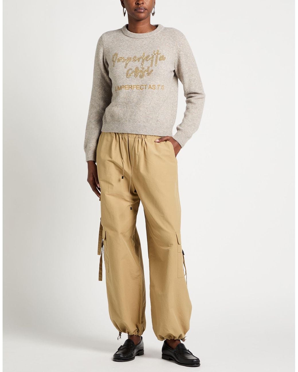 ALESSIA SANTI White Sweaters