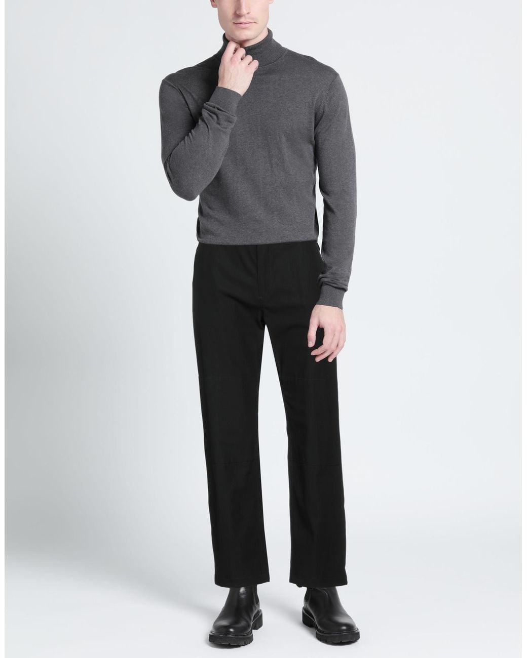 McQueen Black Pants for men
