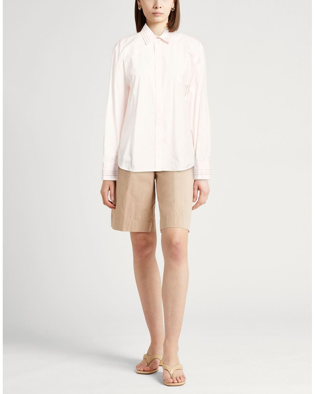 Peserico White Light Shirt Cotton, Elastane