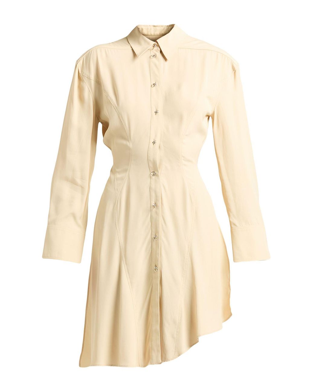 Mugler Natural Midi Dress Viscose