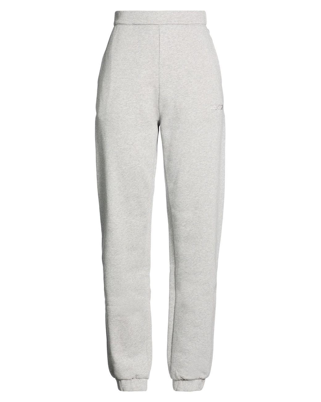 The Attico Gray Light Pants Cotton