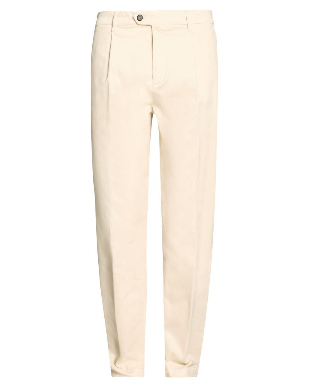 Eleventy Natural Cream Pants Cotton, Lyocell, Elastane for men