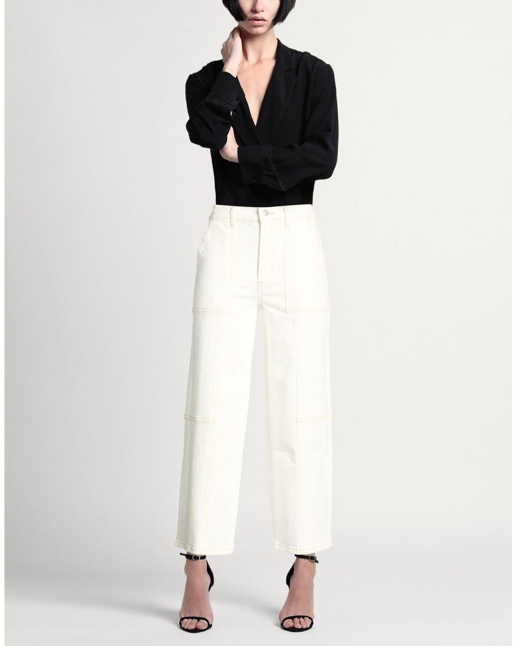 Rails White Jeans Cotton, Elastane