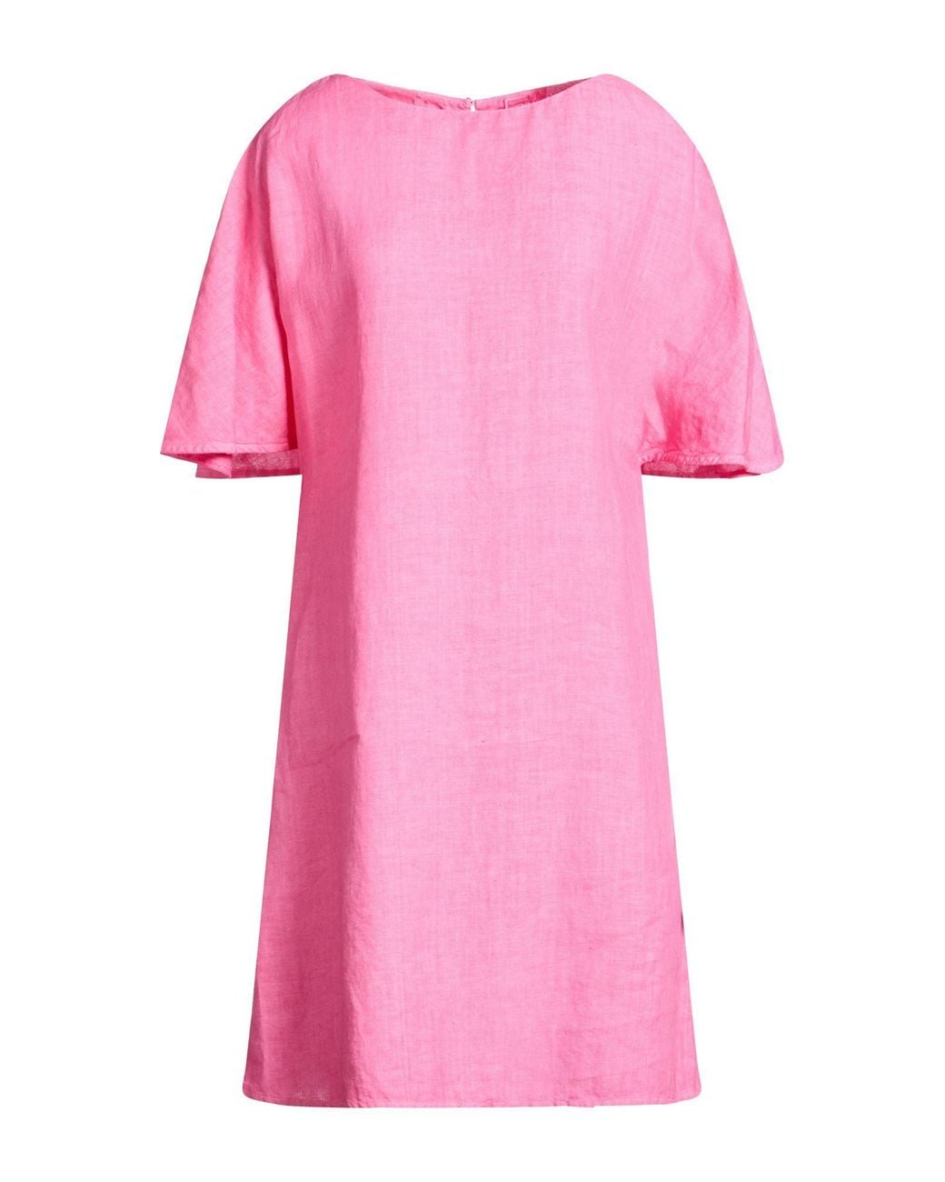 120% Lino Pink Mini Dress Linen