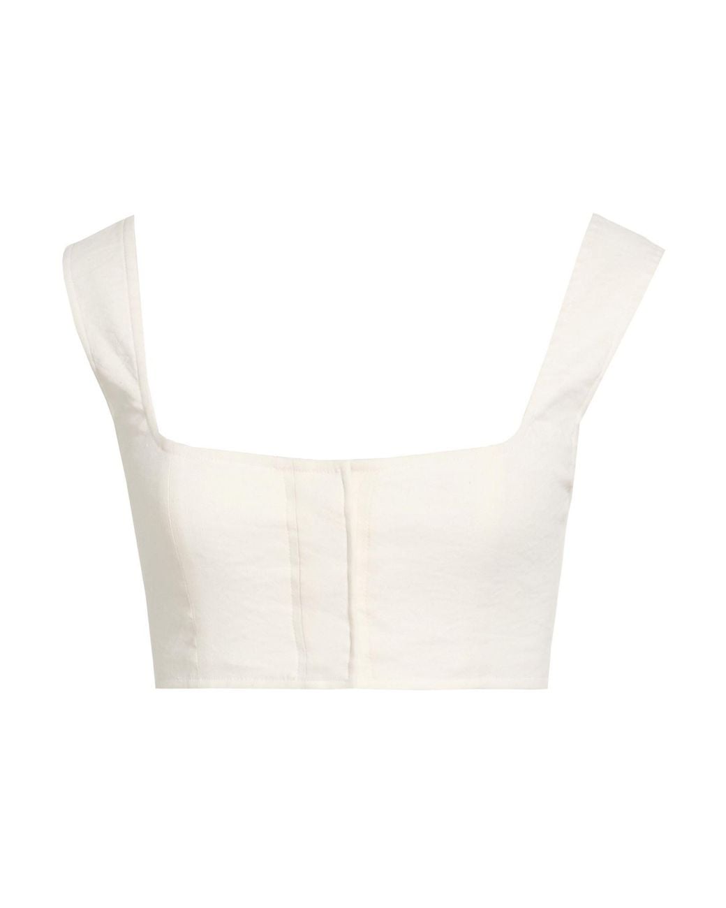 Jucca White Top Linen, Viscose, Elastane