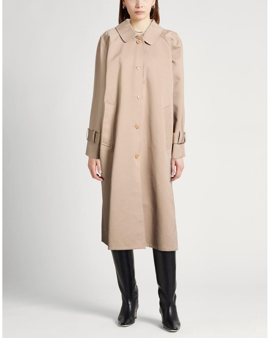 Skall Studio Natural Overcoat & Trench Coat