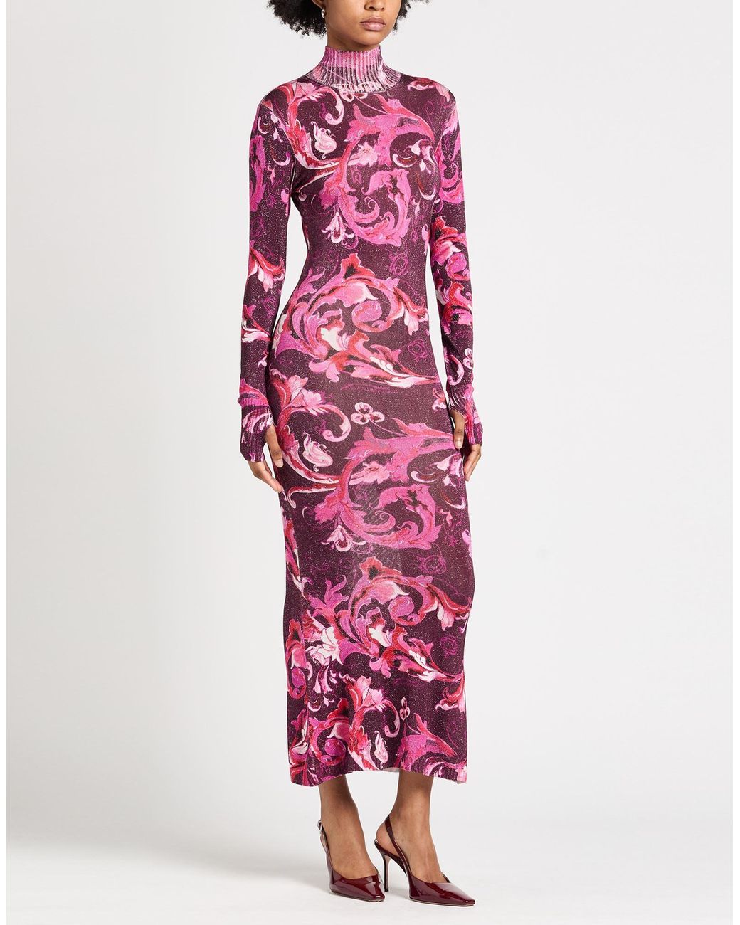 Versace Jeans Couture Red Maxi Dress