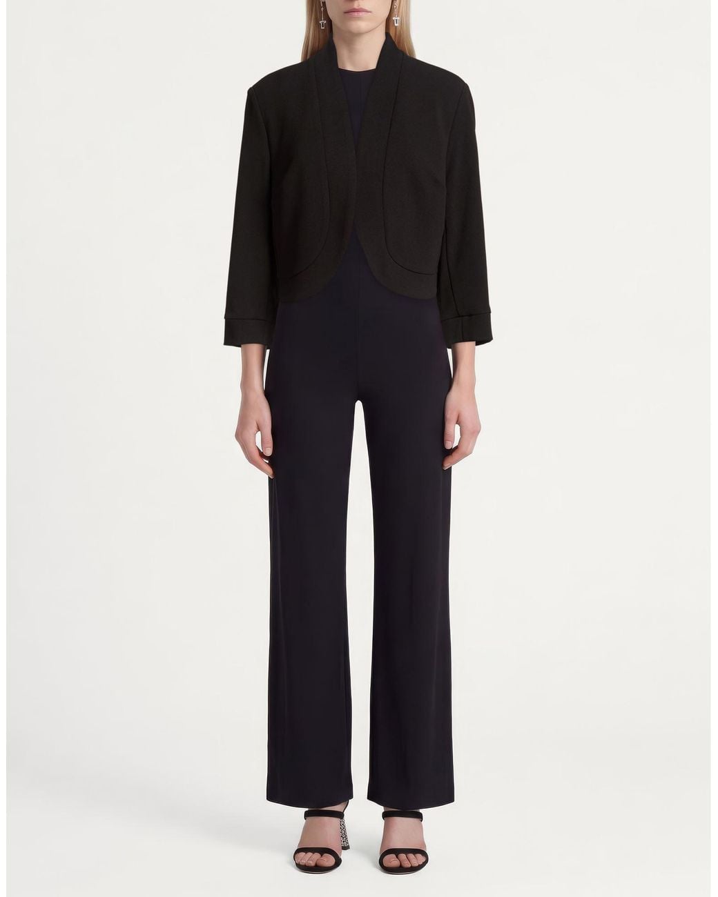 Rinascimento Black Jacket Polyester, Elastane