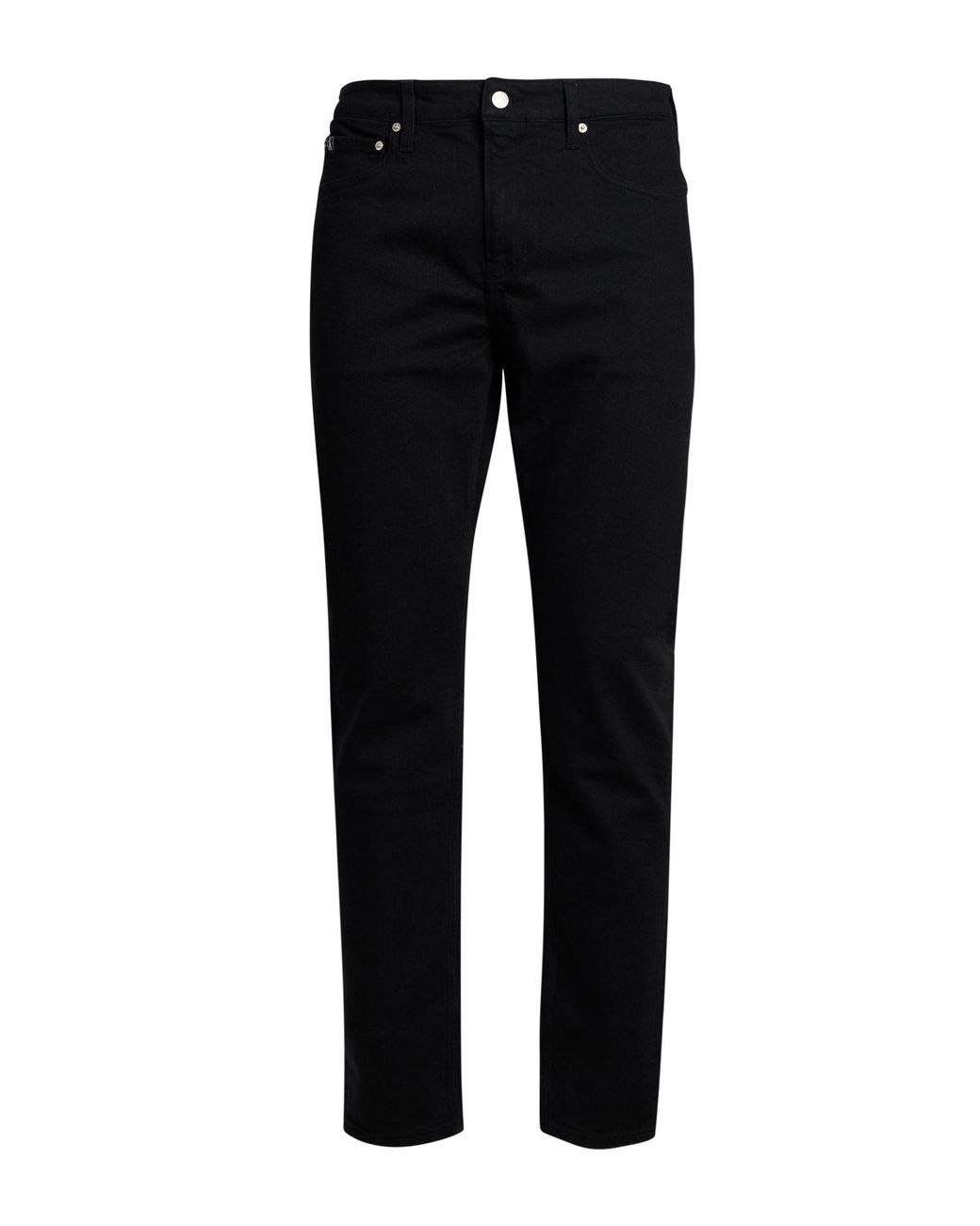 Calvin Klein Black Jeans Cotton, Elastane for men