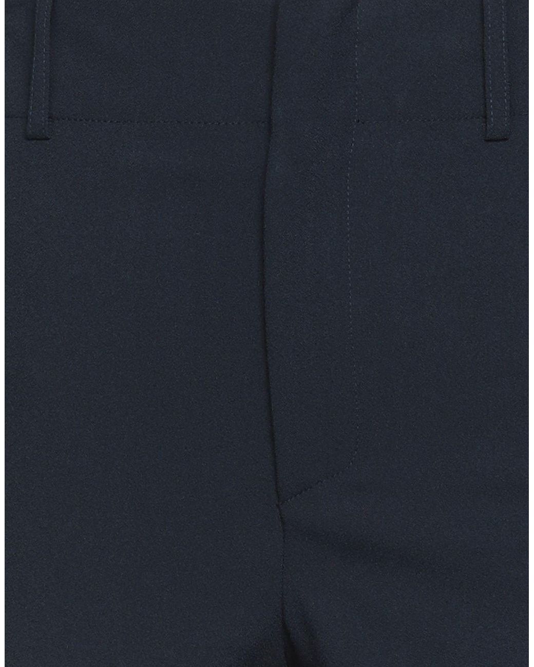 .., merci italia Blue Pants Polyester, Viscose, Elastane
