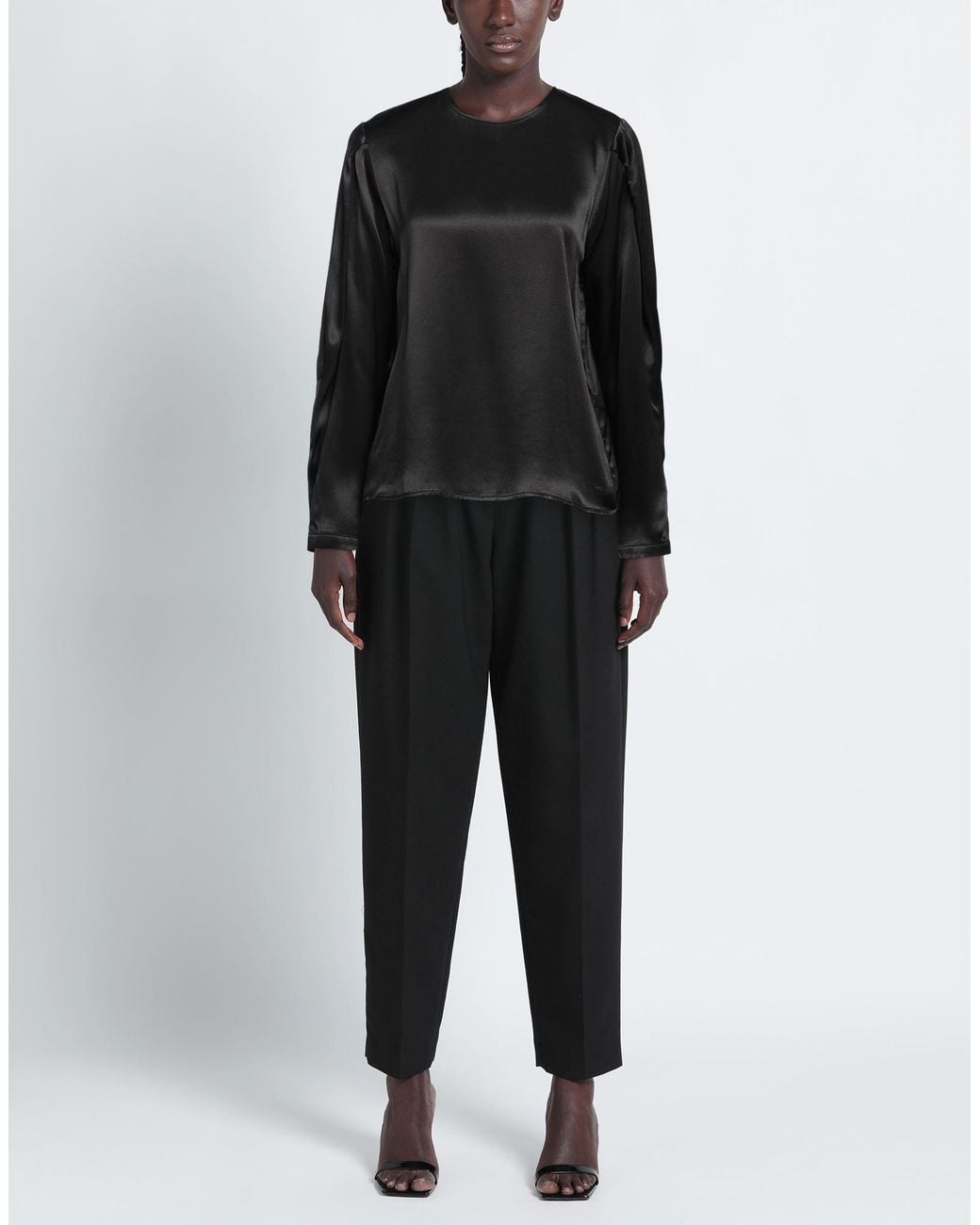 ARMANI EXCHANGE Black Top Viscose