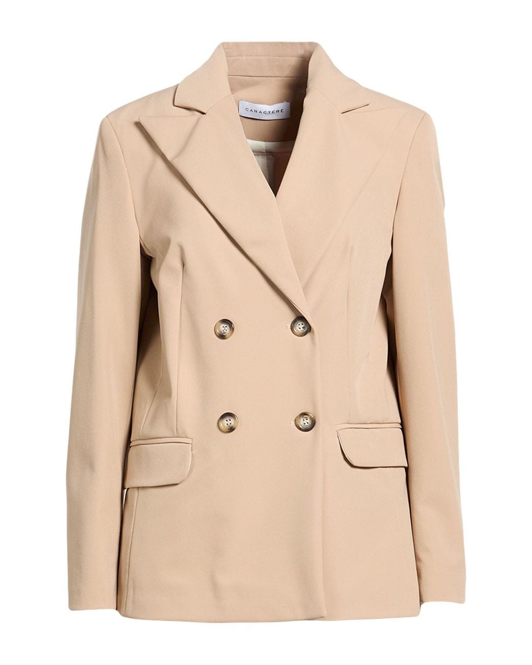 Caractere Natural Blazer Polyester, Elastane