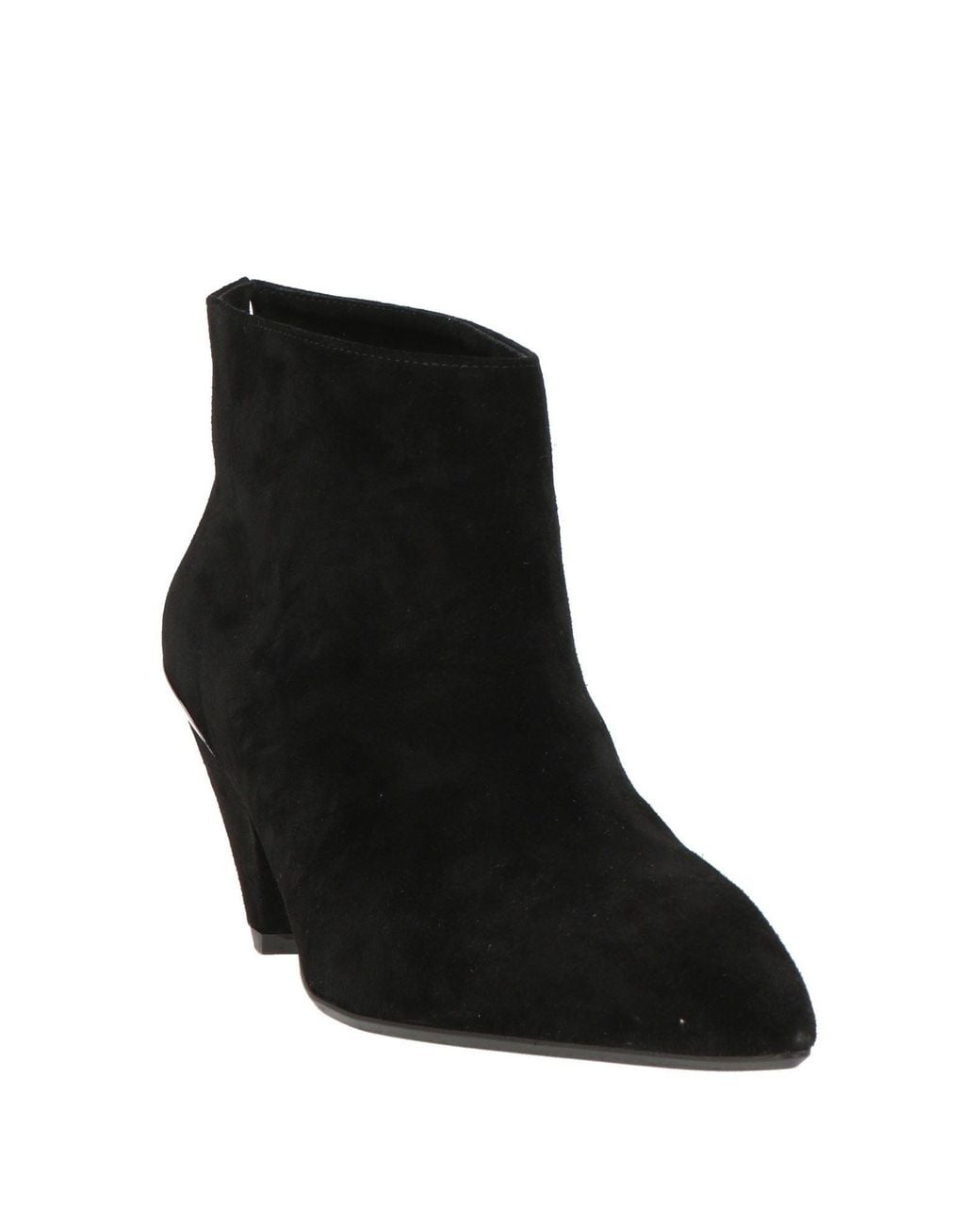 Anna F. Black Ankle Boots Leather