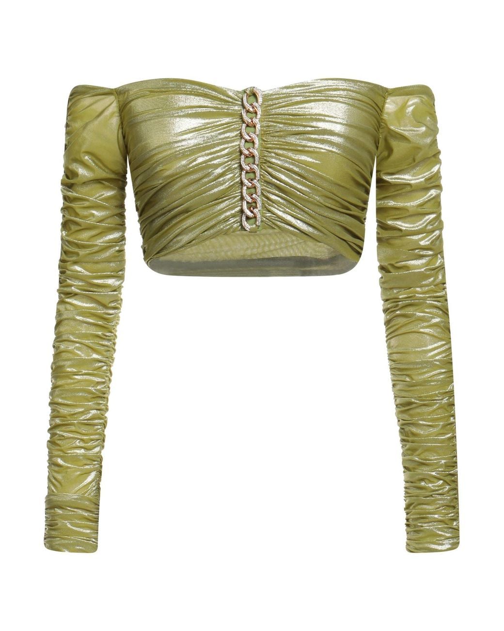Elisabetta Franchi Green Tops