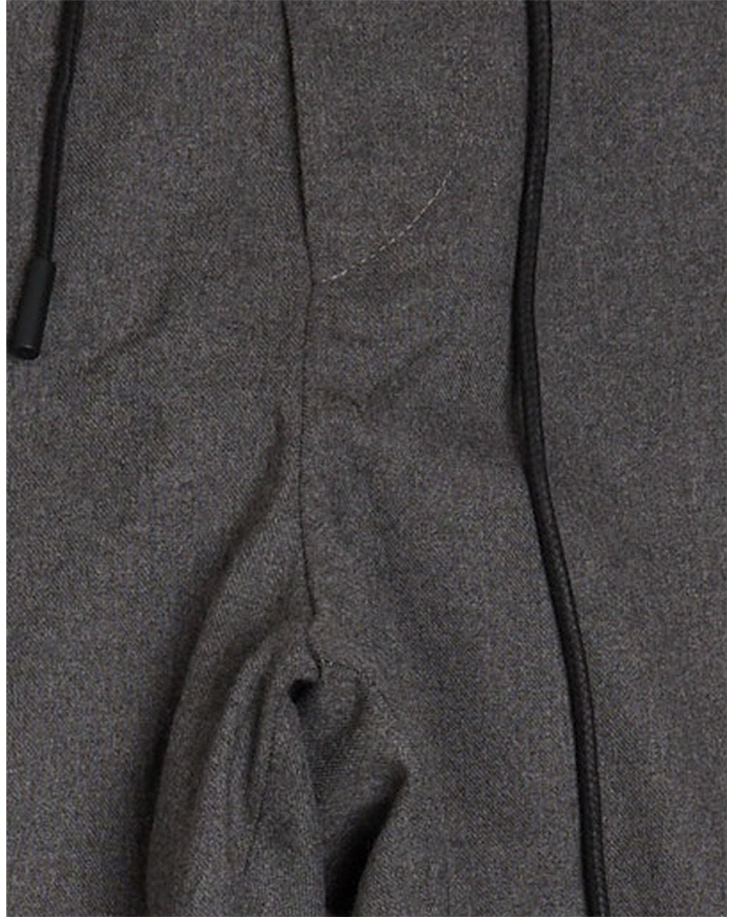 PT Torino Gray Pants Virgin Wool, Polyester, Elastane for men