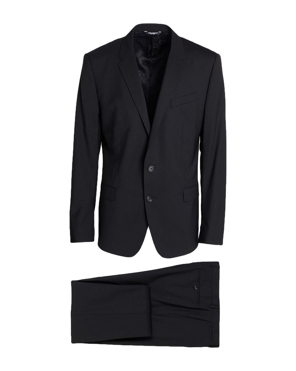 Dolce & Gabbana Blue Suit Virgin Wool, Elastane for men