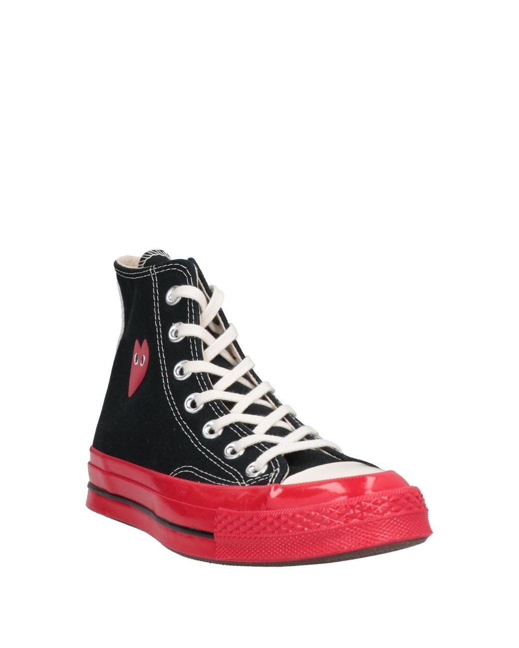 CONVERSE x COMME des GARÇONS PLAY Red Sneakers Cotton