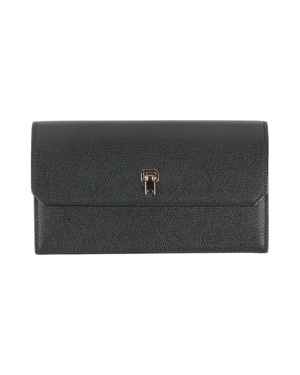 Valextra Black Wallet