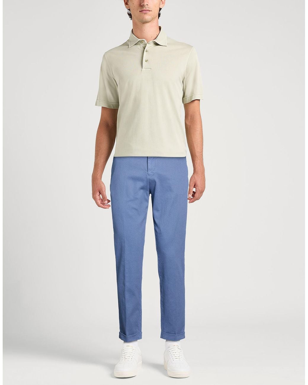 Berwich Blue Pants for men