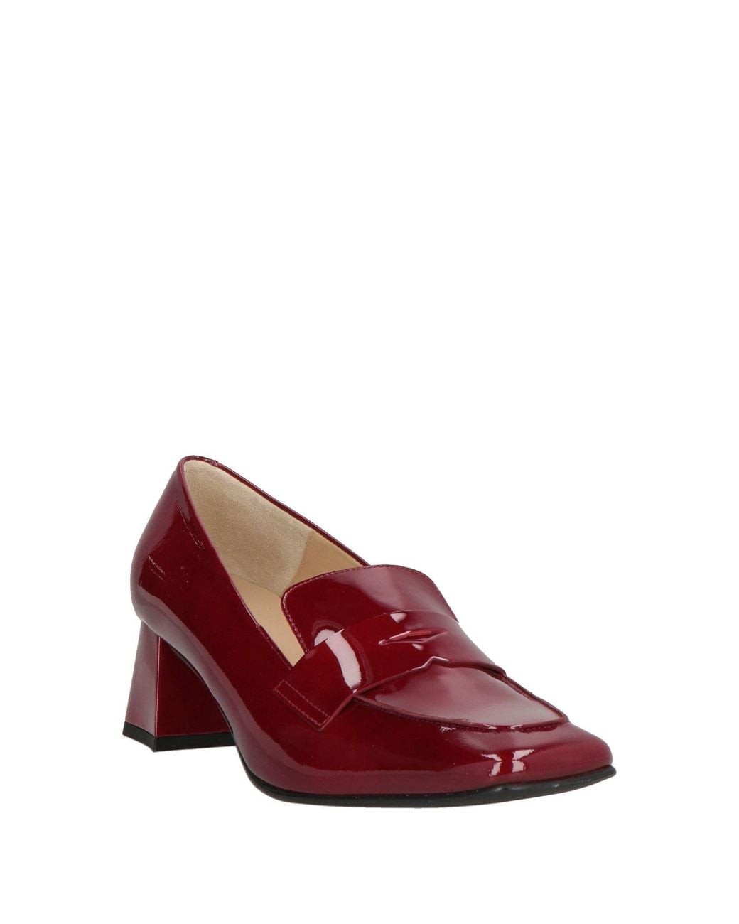 Zinda Red Loafers Leather