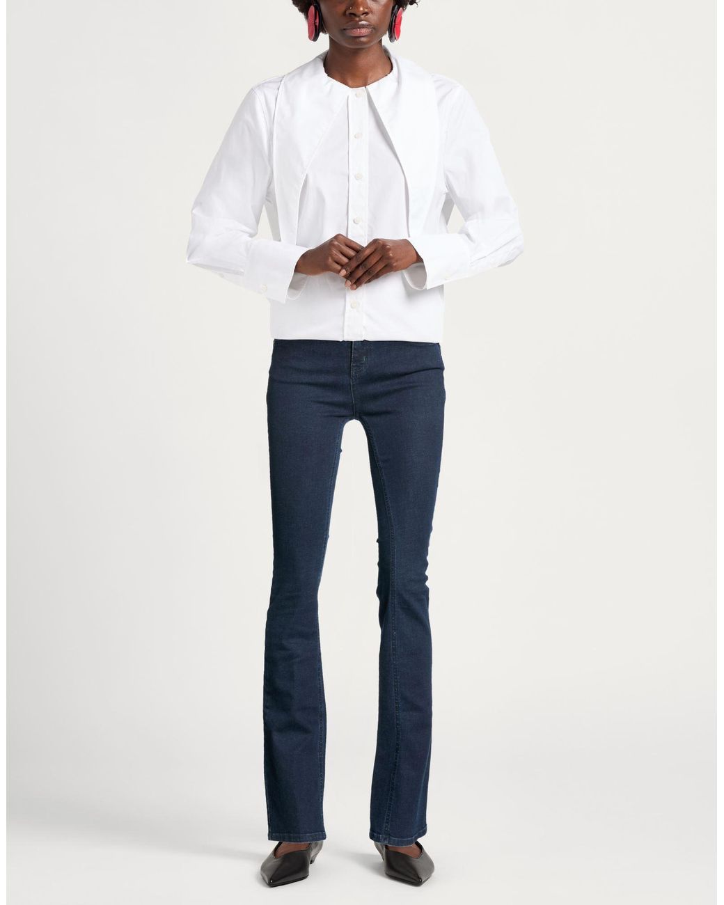 Twinset Blue Jeans Cotton, Elastane