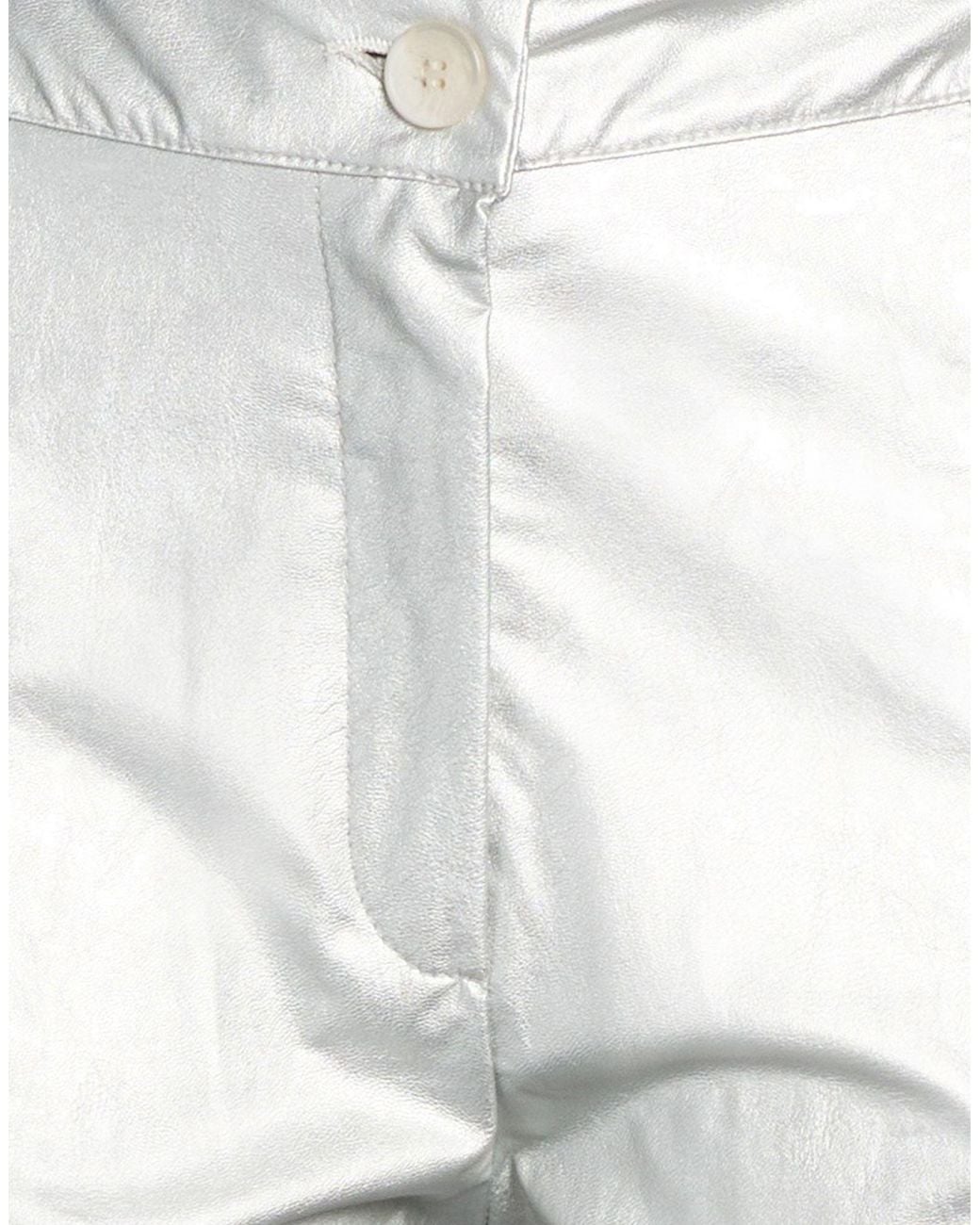 Yoox Code Haveone Pants Polyurethane, Viscose in Gray | Lyst