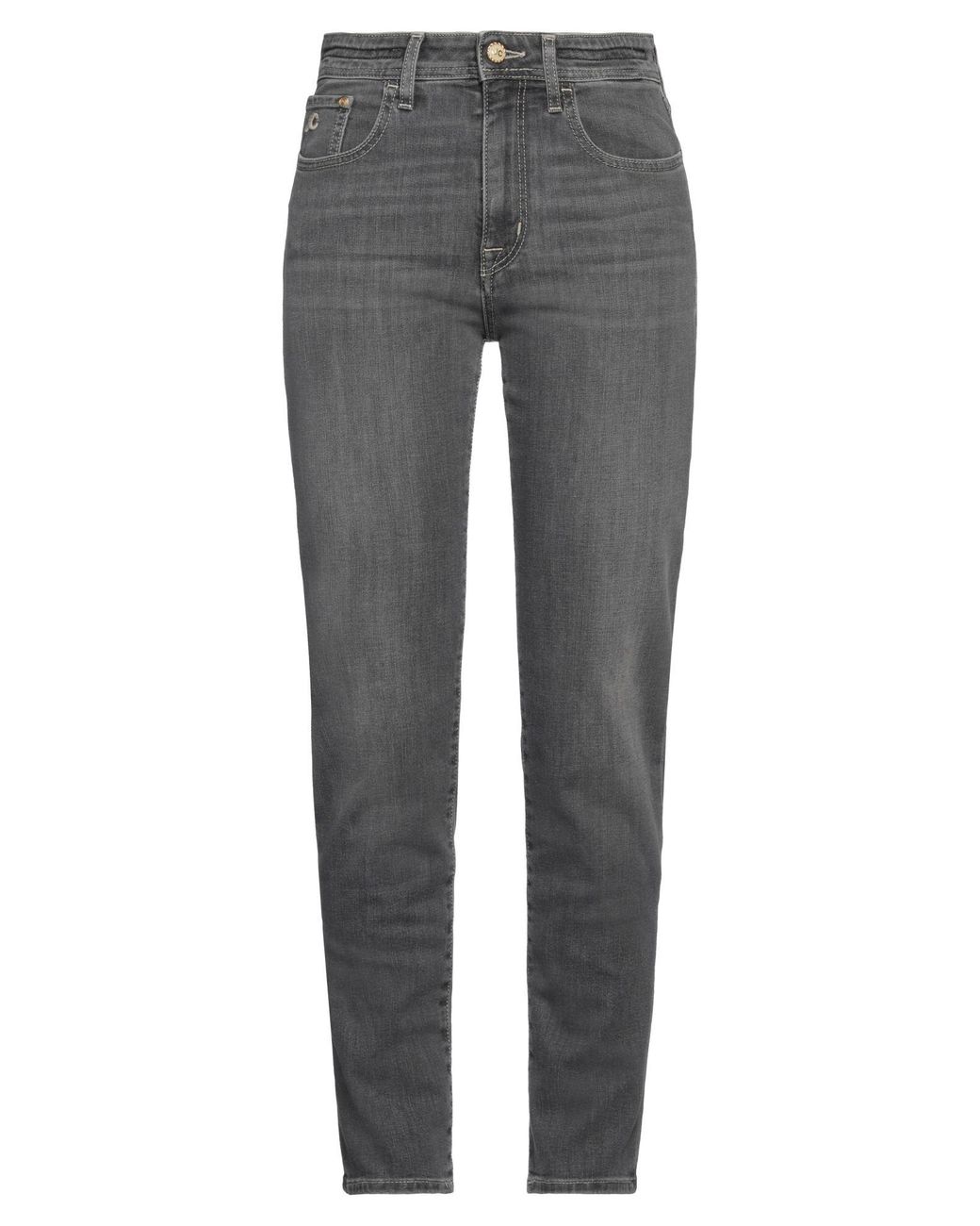 Jacob Cohen Gray Jeans Cotton, Polyester, Elastane