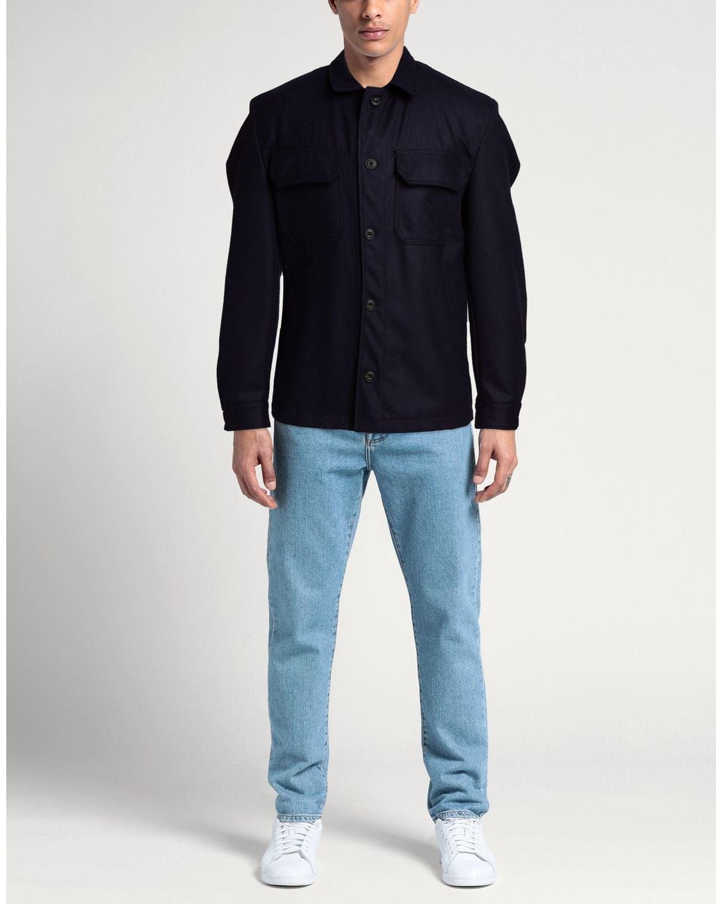 L.b.m. 1911 Blue Jacket Virgin Wool for men