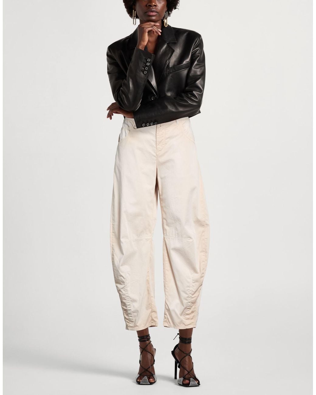 High Natural Trouser
