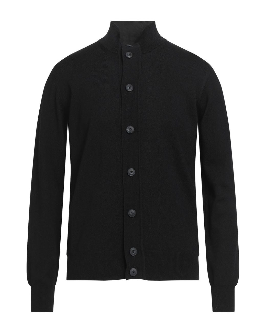 Alpha Studio Strickjacke in Black für Herren