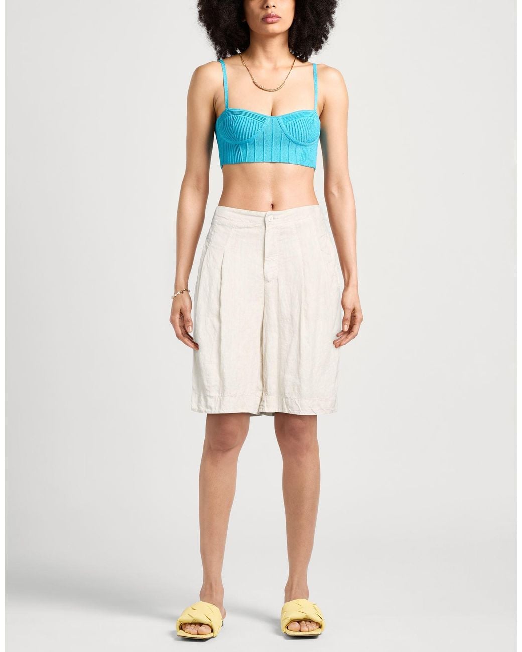 Transit Natural Shorts & Bermuda Shorts Linen