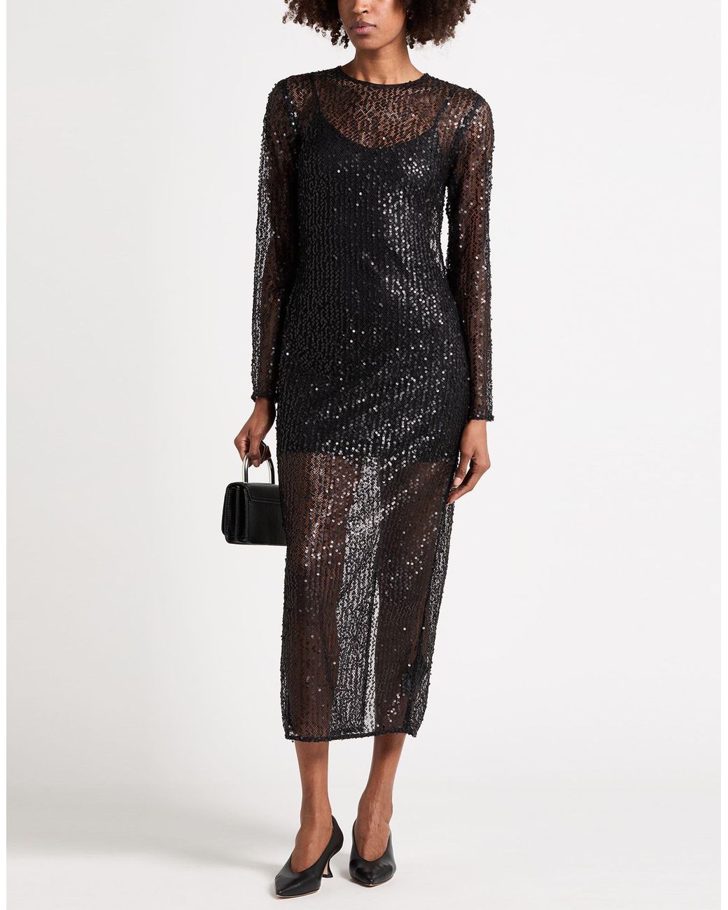 Samsøe & Samsøe Gray Maxi-Kleid