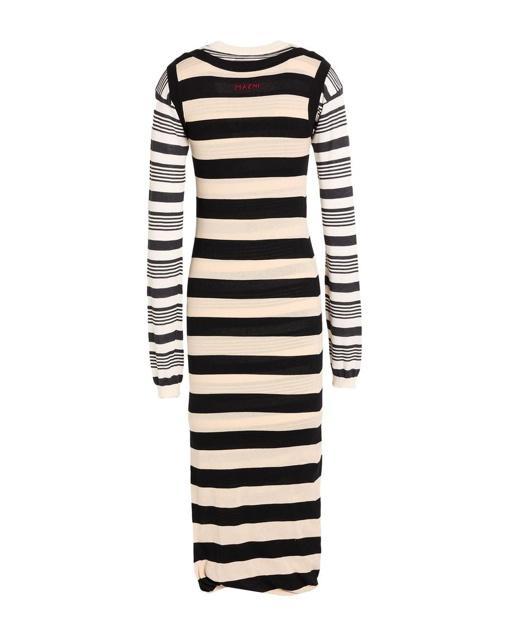Marni White Midi Dress Cotton
