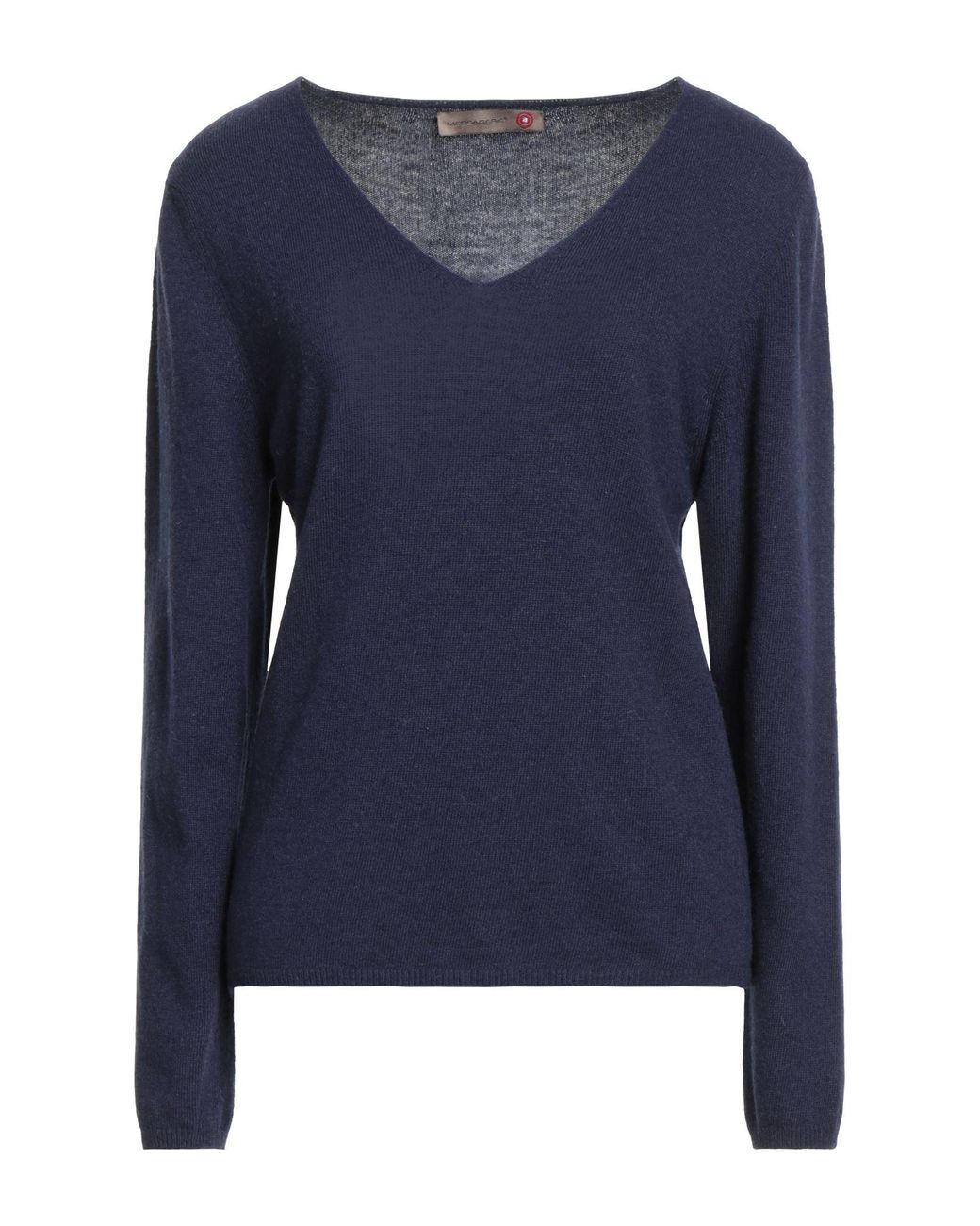 Messagerie Blue Sweater Merino Wool, Viscose, Cashmere, Microfiber