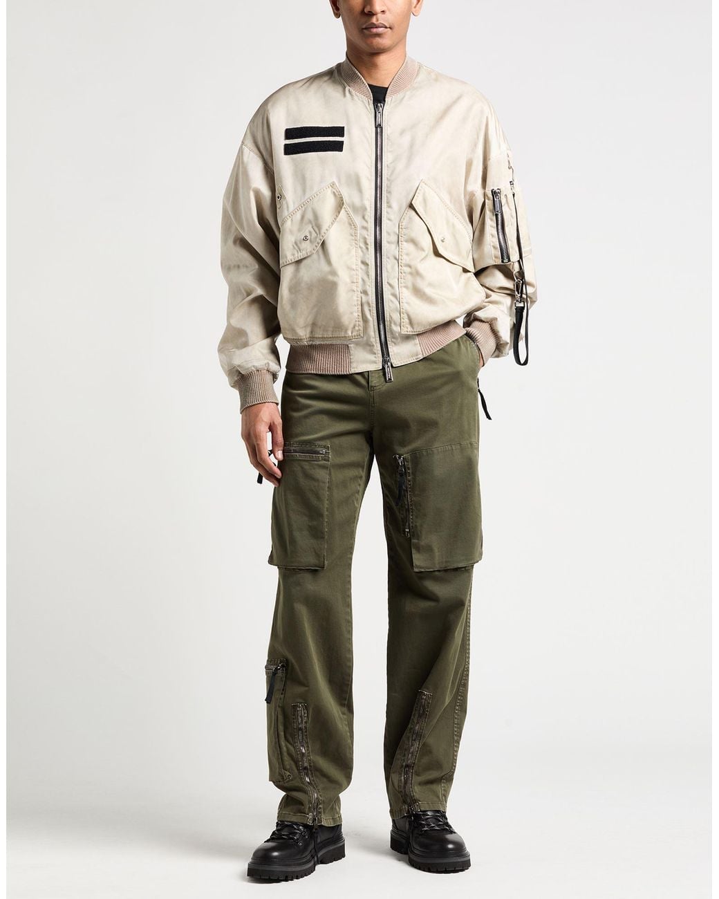 DSquared² Natural Jacket Polyamide for men