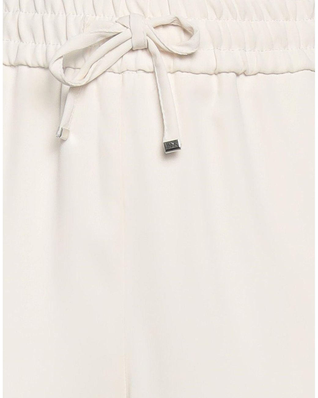 Dondup White Ivory Pants Polyester