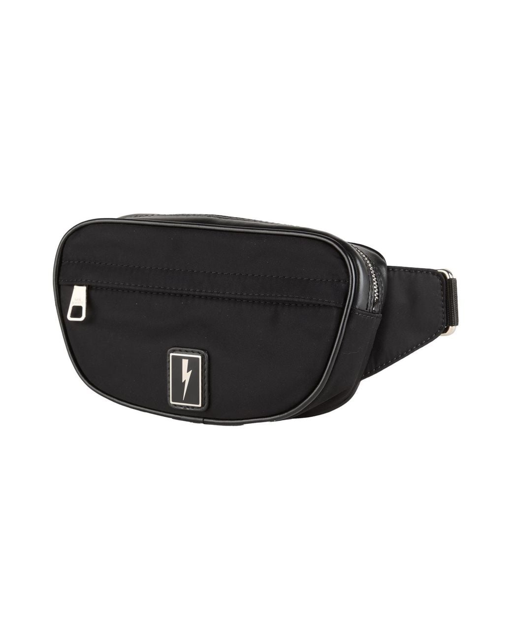 Neil Barrett Black Belt Bag Textile Fibers for men