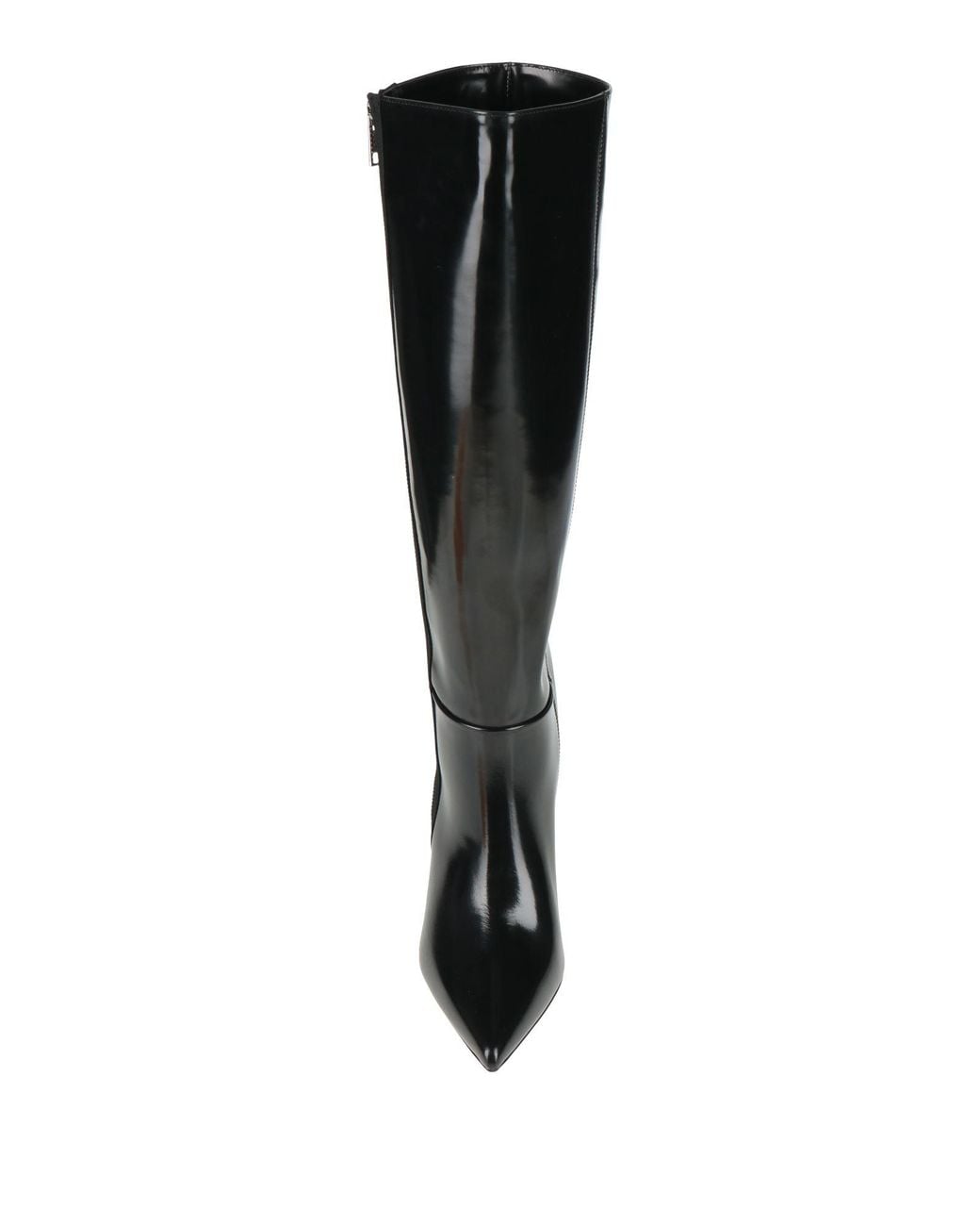 MSGM Black Boot Leather