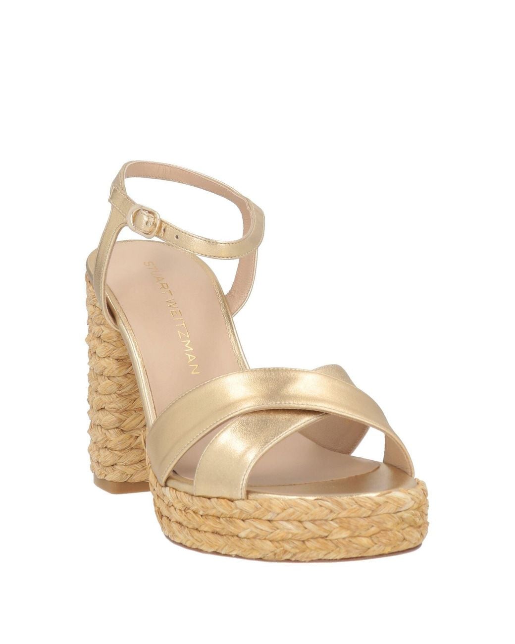 Stuart Weitzman Natural Sandals Leather
